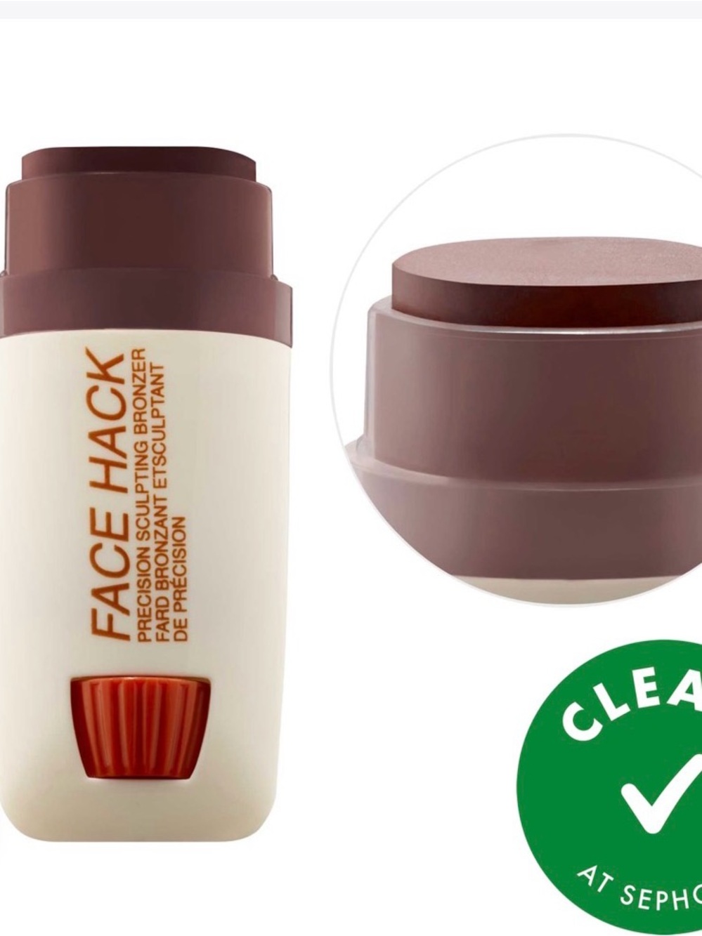 Freck Beauty Face Hack Precision Sculpting Bronzer - Deep Brown